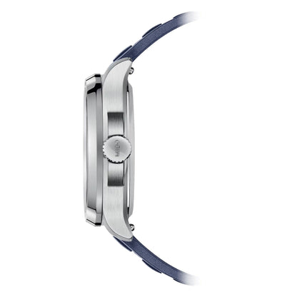 Mido Multifort TV Big Date 40x39,2mm blue automatic steel watch M049.526.17.041.00