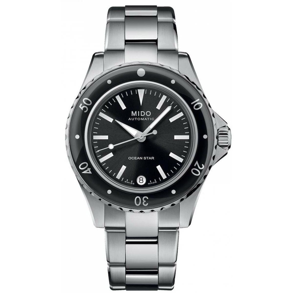 Mido orologio Ocean Star 36,5mm nero automatico acciaio M026.207.11.051.00