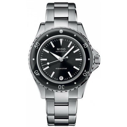 Mido orologio Ocean Star 36,5mm nero automatico acciaio M026.207.11.051.00