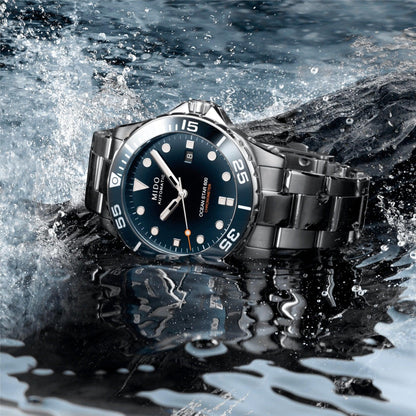 Mido orologio Ocean Star 600 Chronometer COSC 43,5mm blu automatico acciaio M026.608.11.041.01