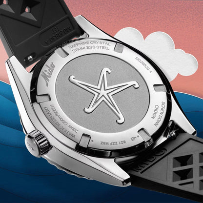 Mido montre Ocean Star Decompression Worldtimer Édition Spéciale 40mm noir automatique acier M026.829.17.051.00