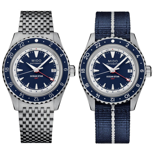 Mido Ocean Star GMT Special Edition 40mm blau Automatik Stahl M026.829.18.041.00