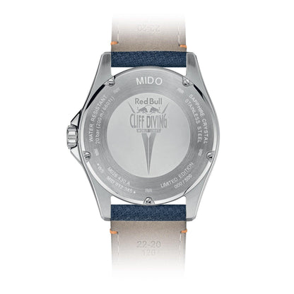 Mido watch Ocean Star Red Bull Cliff Diving limited edition 500pcs 42mm blue automatic steel M026.430.17.041.00