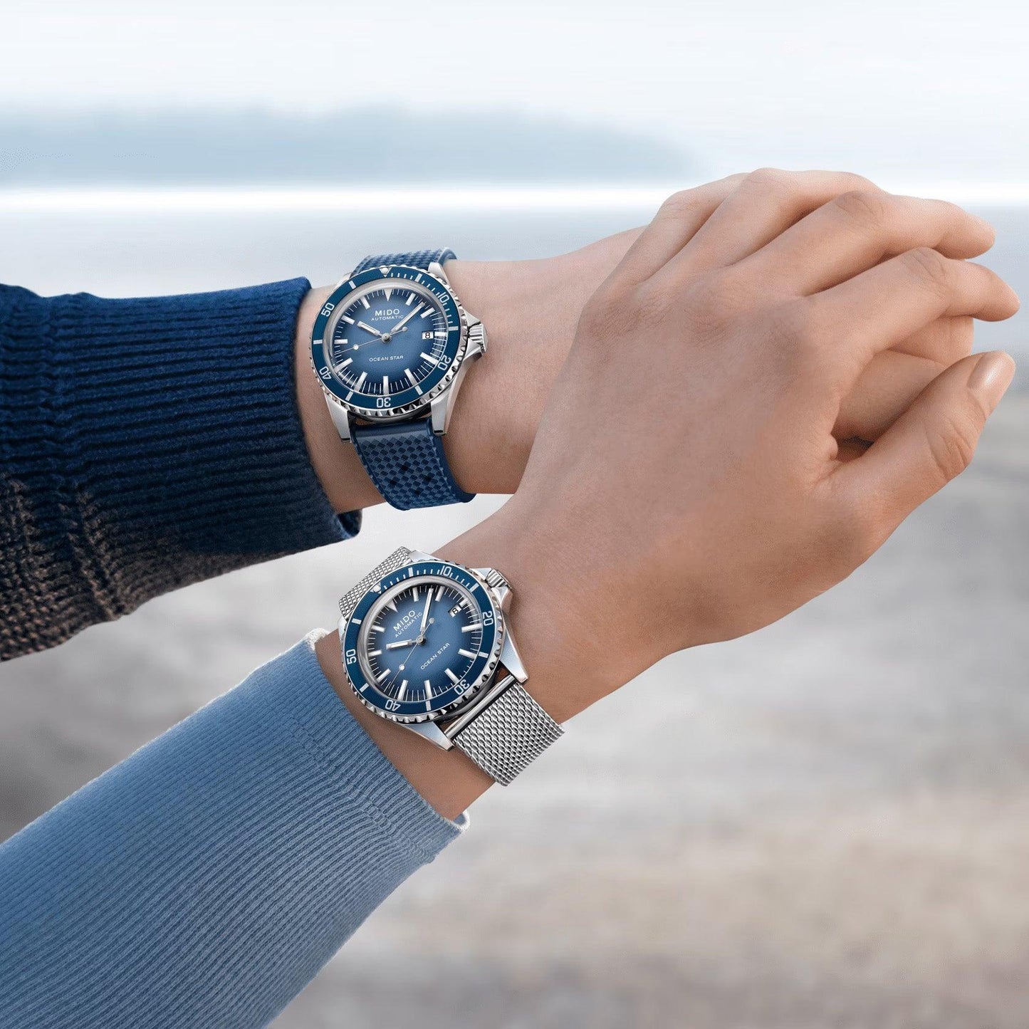 Mido orologio Ocean Star Tribute Special Edition 40mm blu automatico acciaio M026.807.11.041.01