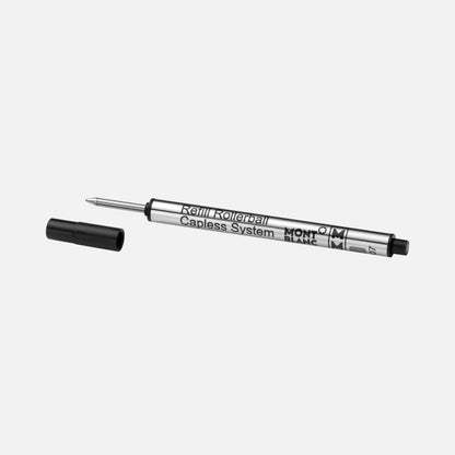 Montblanc 1 Rollerball Refill Medium Capless System Black Mystery Black Tip M 128242