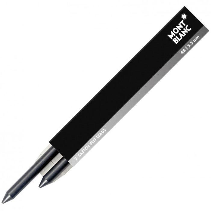 Montblanc 2 x 4B Leads for Leonardo Sketch Pen 5.5mm 111756