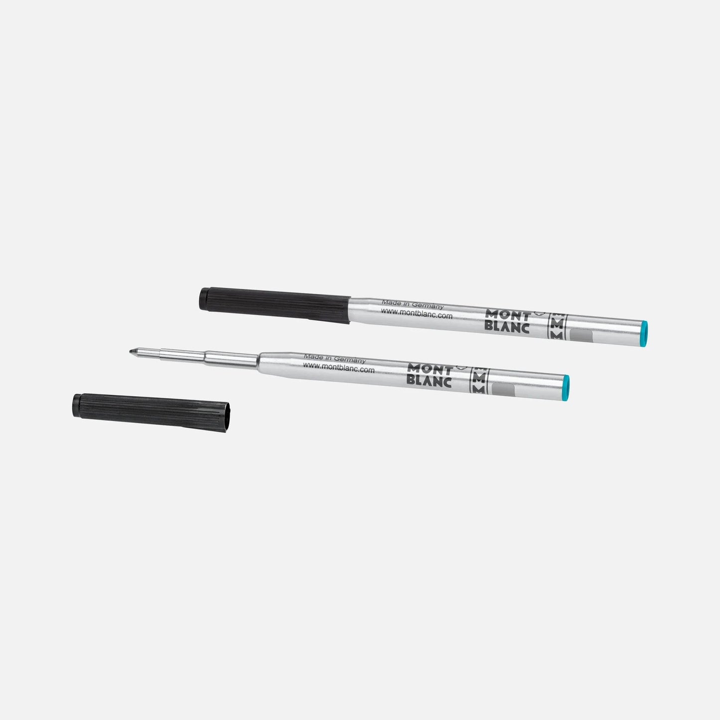 Montblanc 2 Ballpoint Pen Refills (M) Barbados Blue 128219