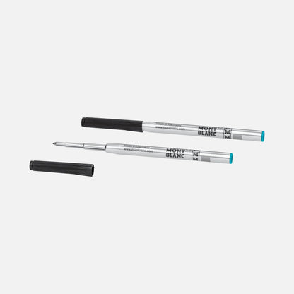 Montblanc 2 Ballpoint Pen Refills (M) Barbados Blue 128219