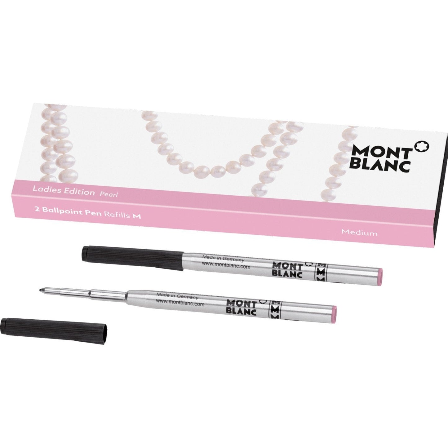 Montblanc 2 Ballpoint Pen Refill (M) Ladies Edition Pearl Pink ( Pink ) 118886