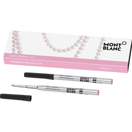 Montblanc 2 Nachfüllminen für Kugelschreiber (M) Ladies Edition Pearl Pink (rosa) 118886