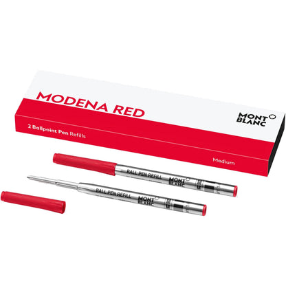 Montblanc 2 ballpoint pen refills M red Modena 128216