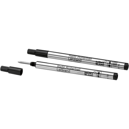 Montblanc 2 Refill for LeGrand Broad Mystery Black Rollerball Black 128226