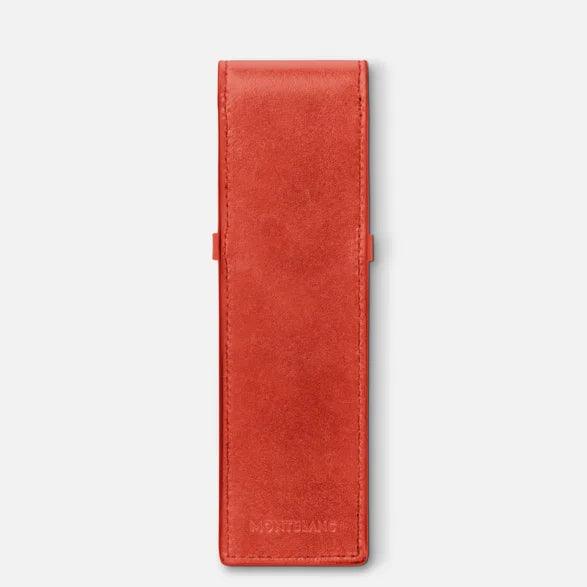 Montblanc pencil case 2 Meisterstück writing instruments coral 198355