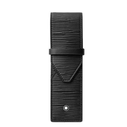 Montblanc astuccio per 2 strumenti da scrittura Meisterstück 4810 nero 130935