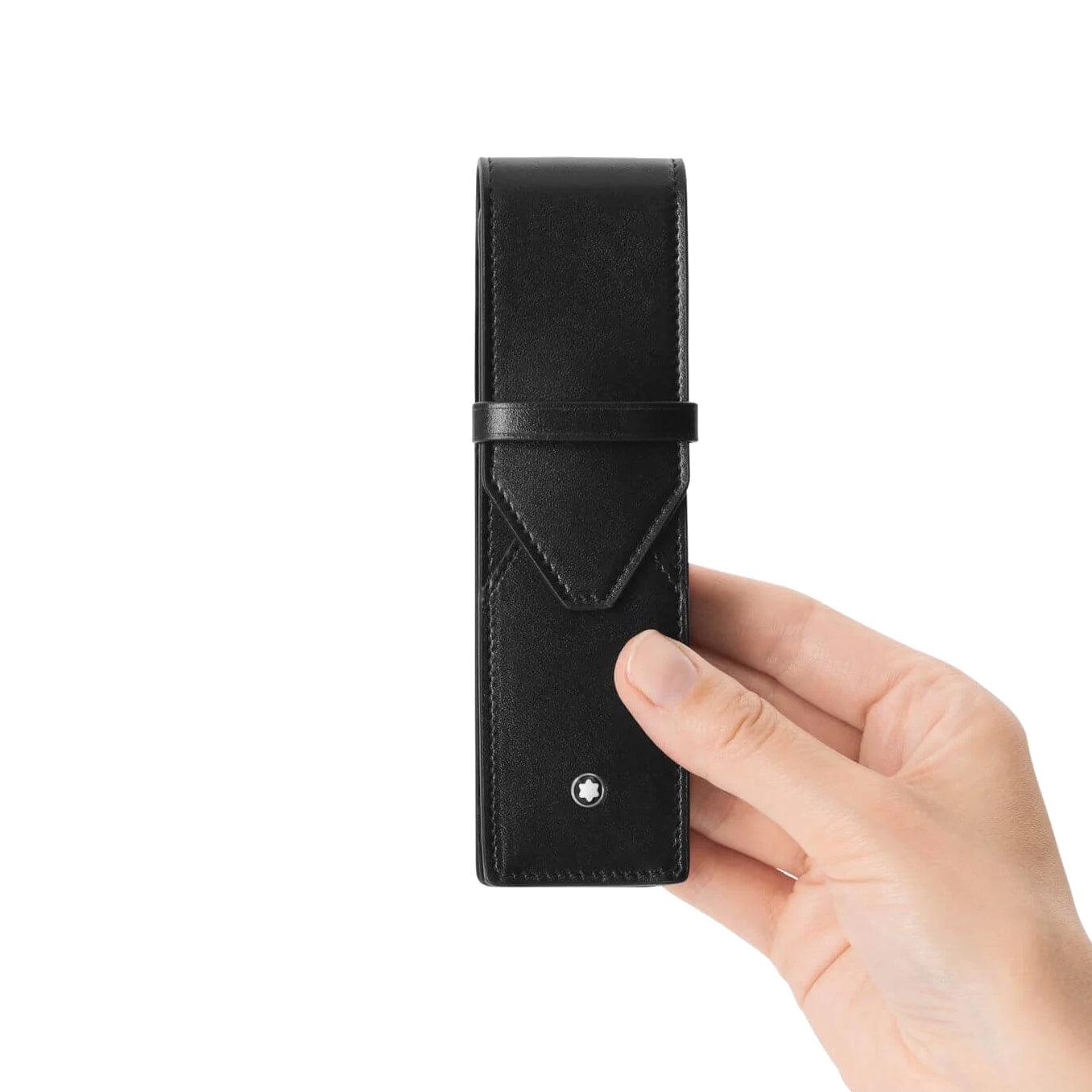 Montblanc case for 2 Meisterstück writing instruments black 198354