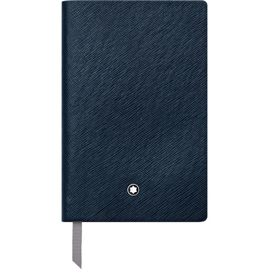 Montblanc Notizblock Notebook 148 liniert Indigo (Indigo) Luxus-Schreibwaren 118037