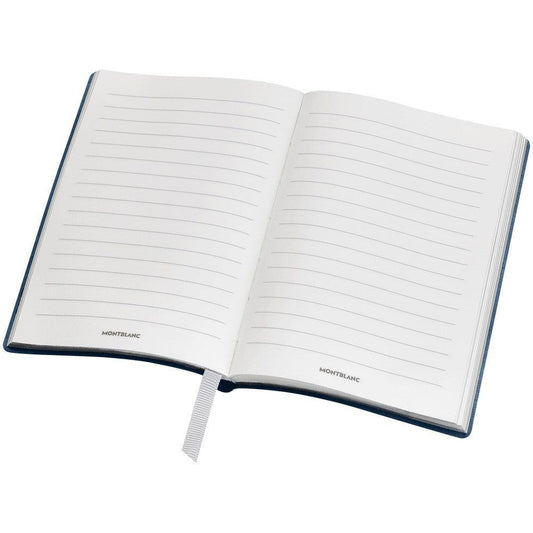 Montblanc Notizblock Notebook 148 liniert Indigo (Indigo) Luxus-Schreibwaren 118037