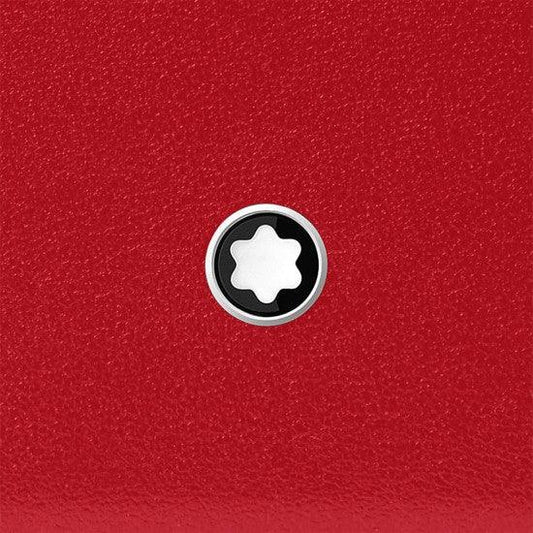Montblanc custodia 3 scomparti Meisterstück rossa 129685