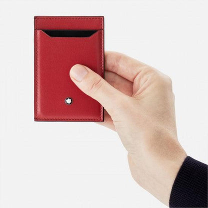 Montblanc housse 3 compartiments Meisterstück rouge 129685