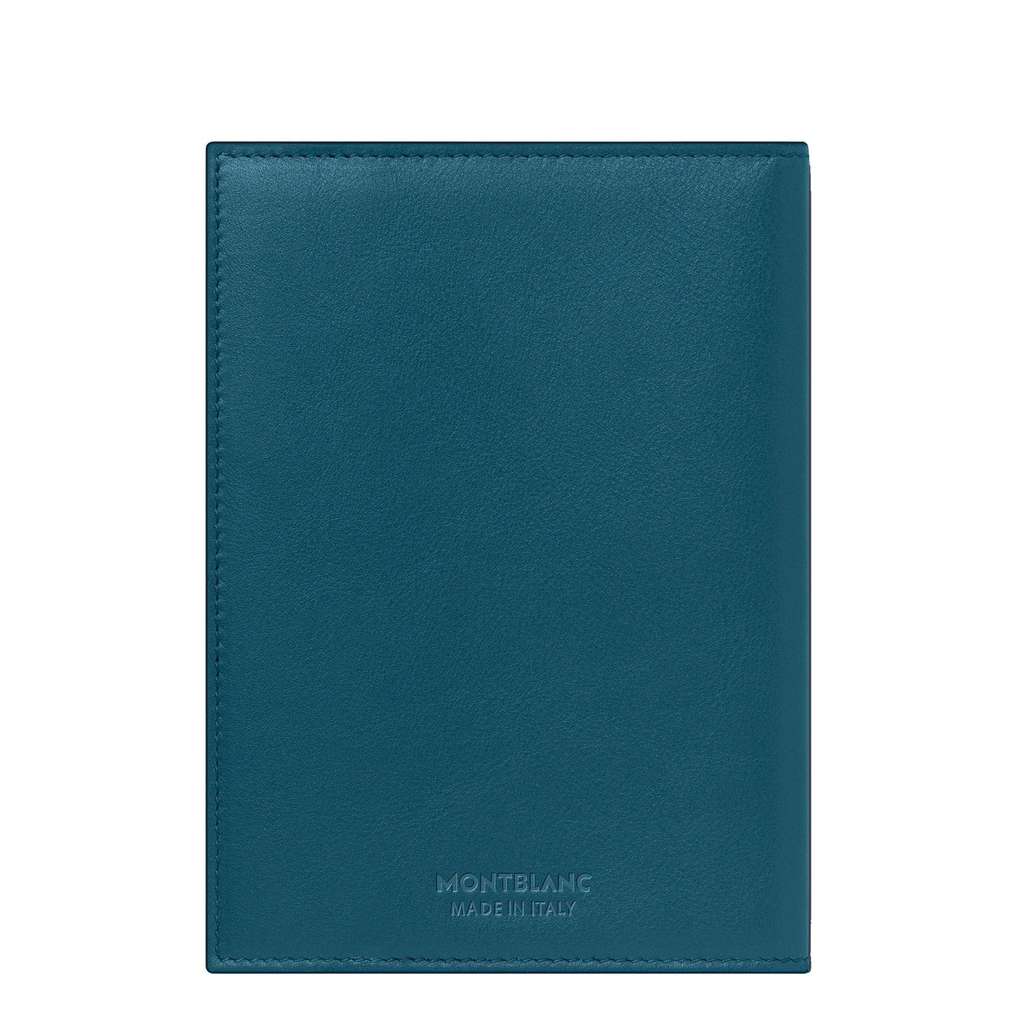 Montblanc custodia porta passaporto Meisterstück Selection Soft ottanio 131263
