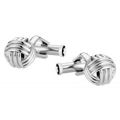Montblanc Manschettenknöpfe Sartorial Knot aus Stahl 118611