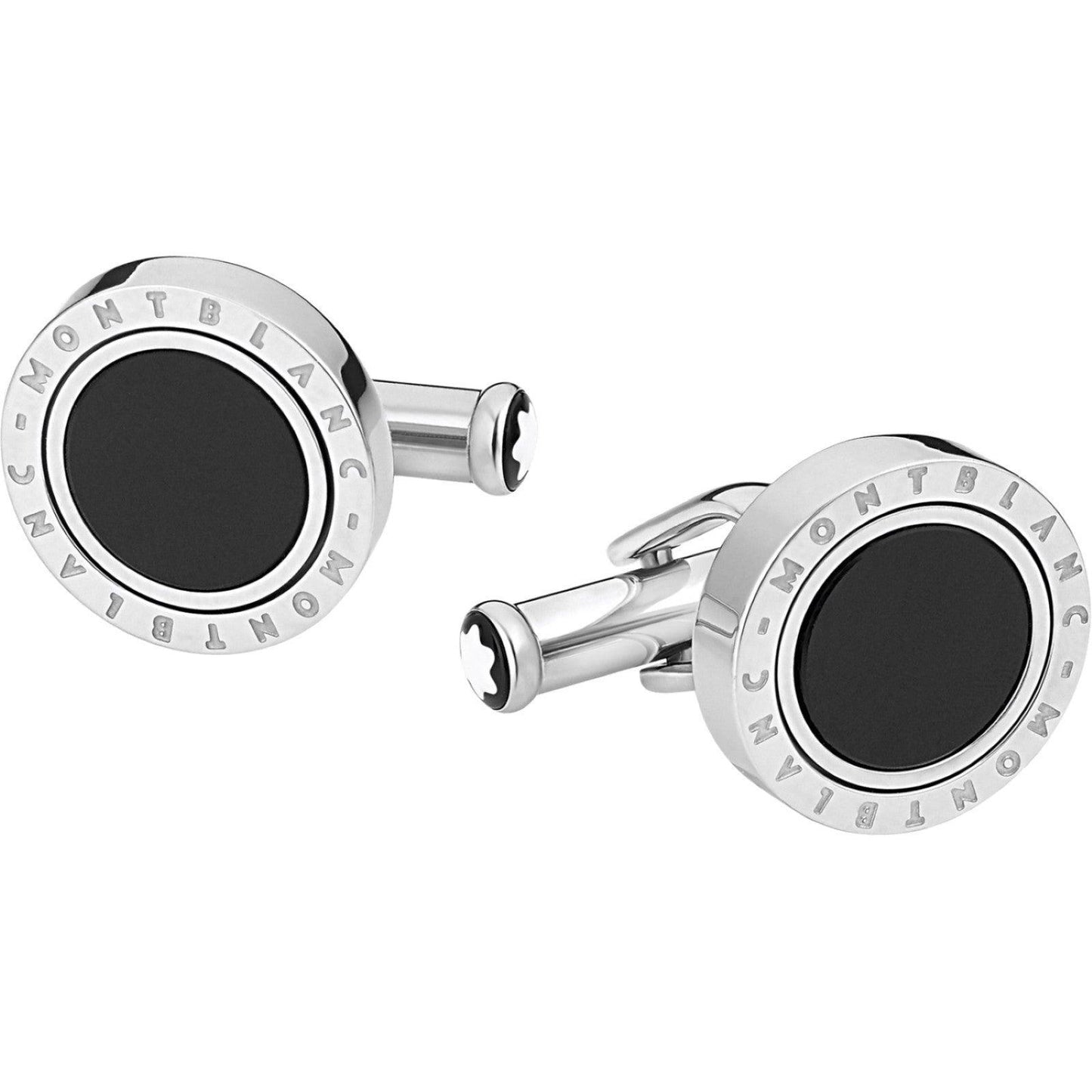 Montblanc Manschettenknöpfe Meisterstück Stahl 116664