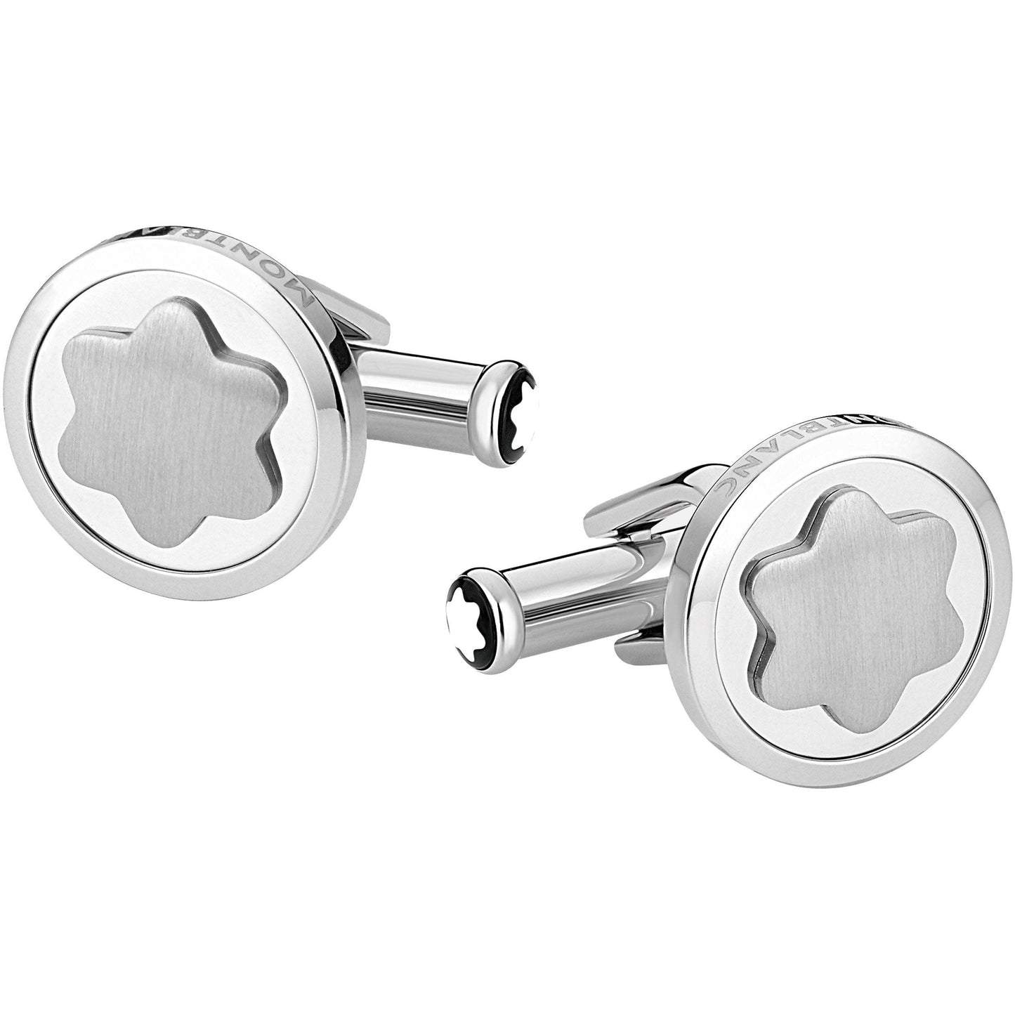 Montblanc Manschettenknöpfe Star Stahl 116660
