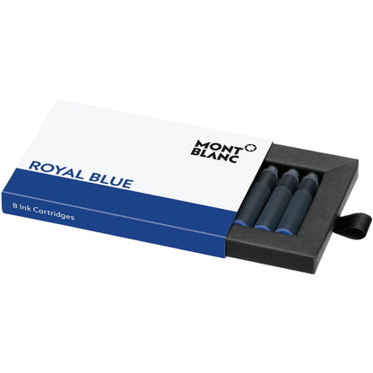 Montblanc Tintenpatronen Royal Blue Königsblau 8 Stück 128198