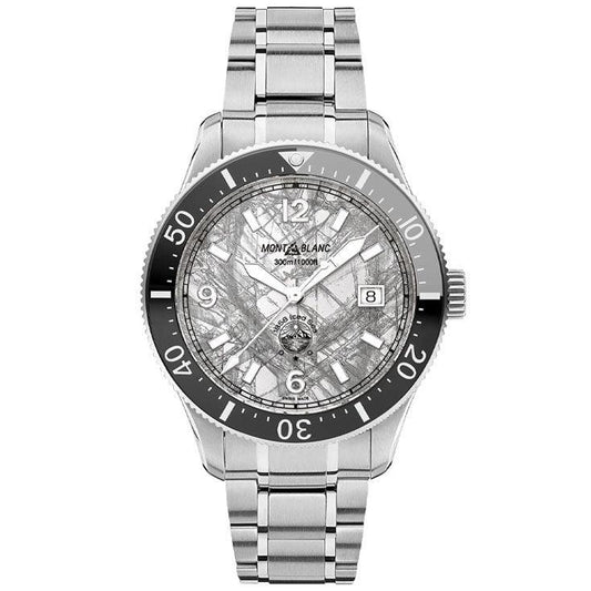 Montblanc orologio  1858 Iced Sea Automatic Date 41mm grigio automatico acciaio 130793
