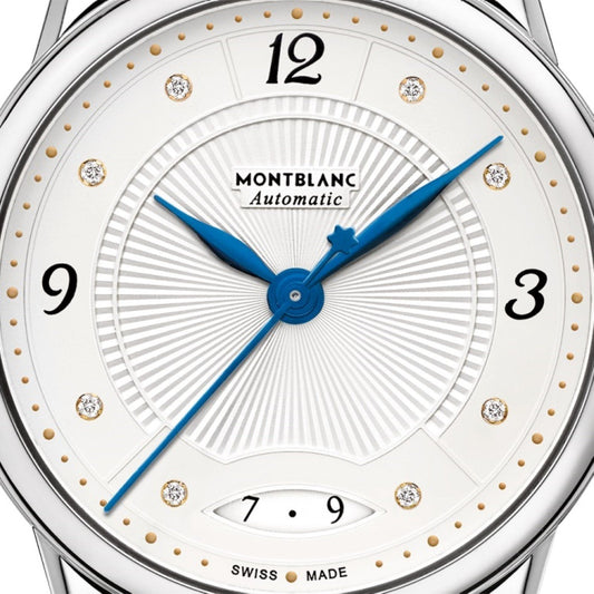 Montblanc Bohème Date 37mm white automatic steel watch 114733
