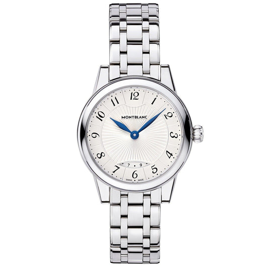 Montblanc orologio Bohème Date Lady 27mm argento quarzo acciaio 111207