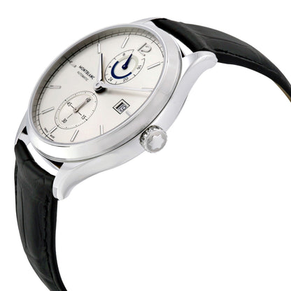 Montblanc orologio Heritage Chronometrie Dual Time 41mm argento automatico acciaio 112540