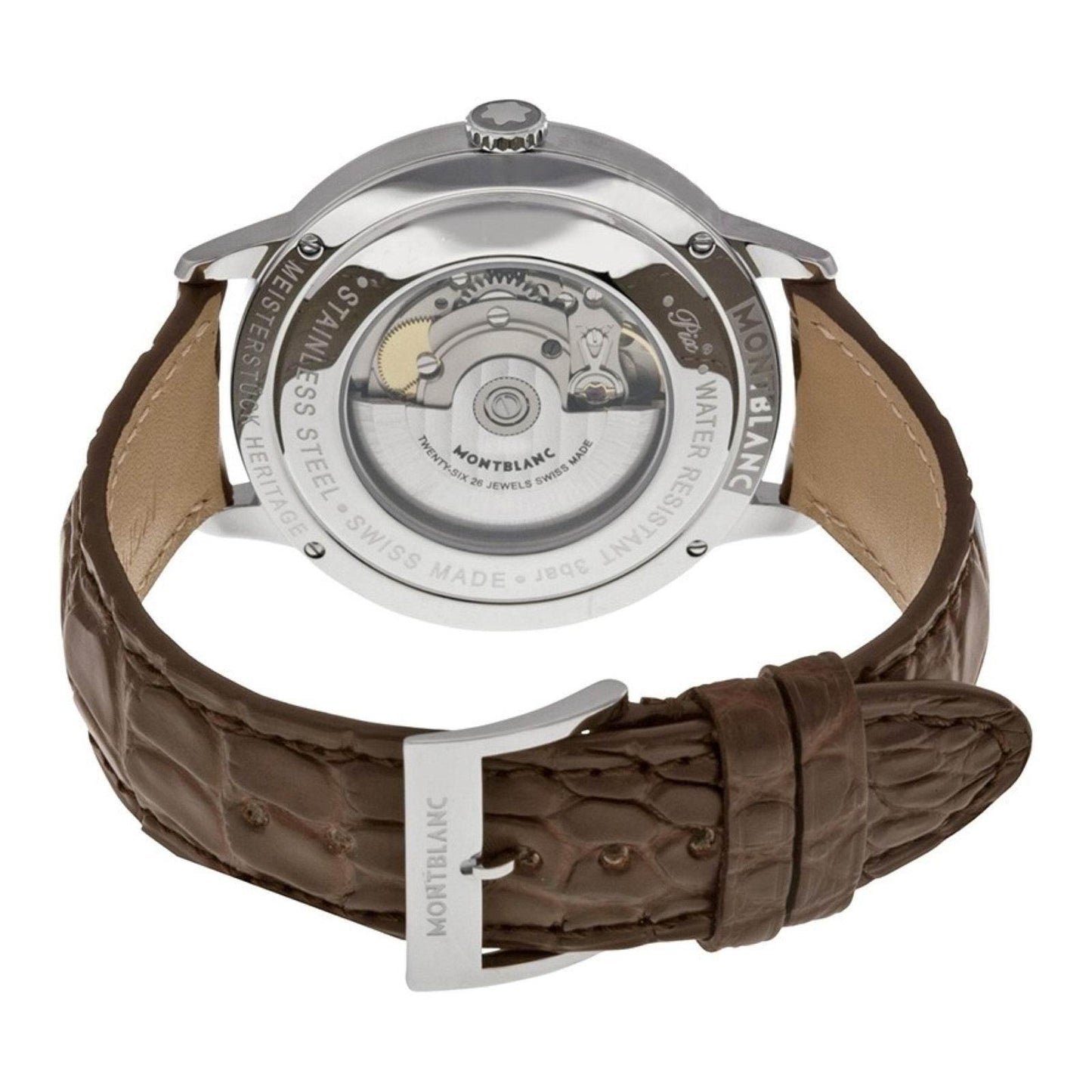 Montblanc horloge Heritage Spirit 41mm zilver automatisch staal 110695
