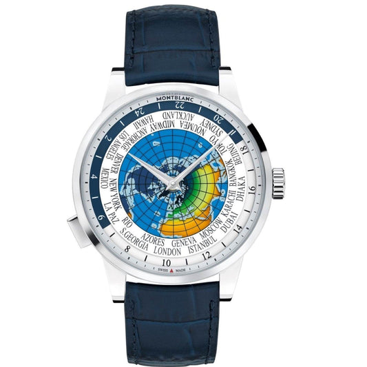 Montblanc Uhr Heritage Spirit Orbis Terrarum Latino Unicef Limited Edition Automatik Stahl 116533