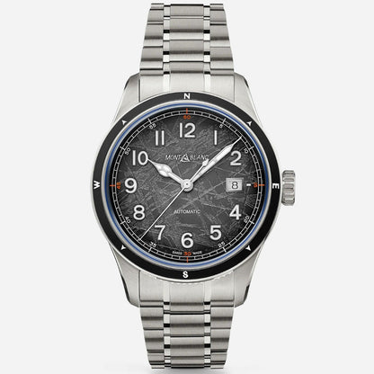 Montblanc watch Montblanc 1858 Automatic Date 0 Oxygen The 8000 41mm grey automatic steel 130984