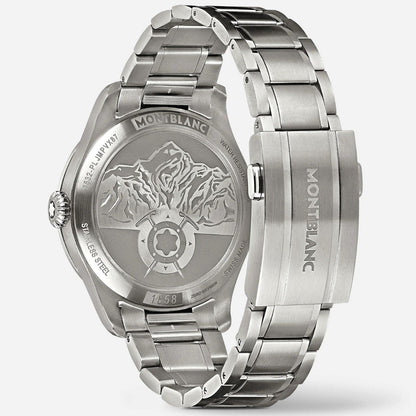 Montblanc watch Montblanc 1858 Automatic Date 0 Oxygen The 8000 41mm grey automatic steel 130984
