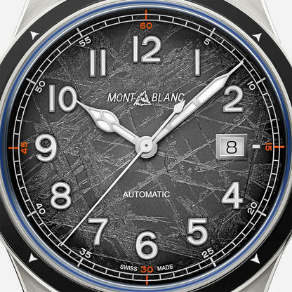 Montblanc watch Montblanc 1858 Automatic Date 0 Oxygen The 8000 41mm grey automatic steel 130984