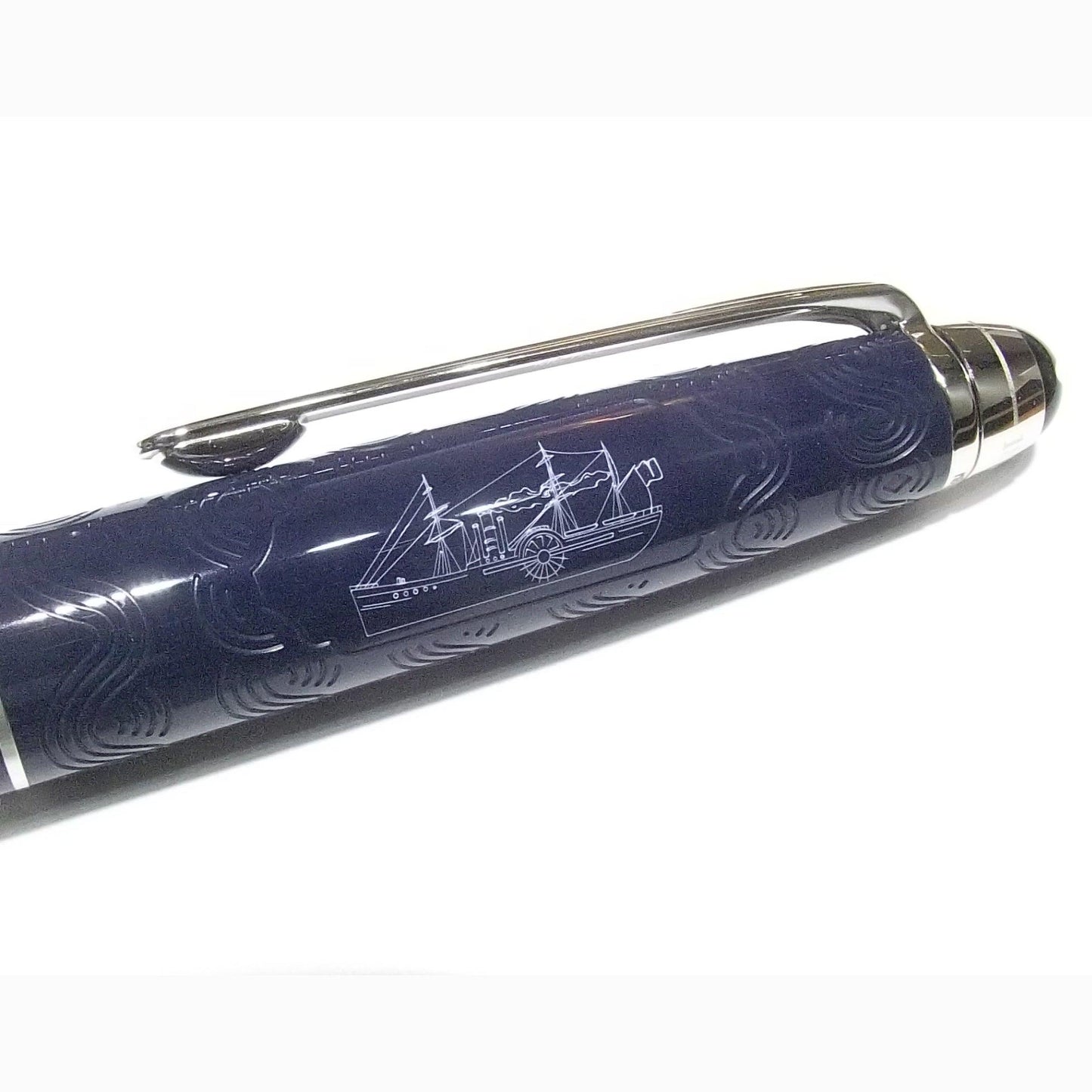 Montblanc stylo-bille Meisterstück Classique Around the world in 80 days bleu 126347