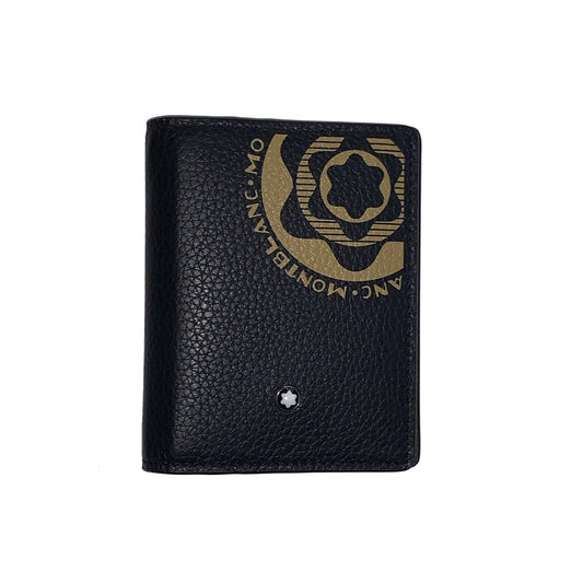 Montblanc Meisterstück Soft Grain Black/Yellow Business Card Holder with View Pocket 127329