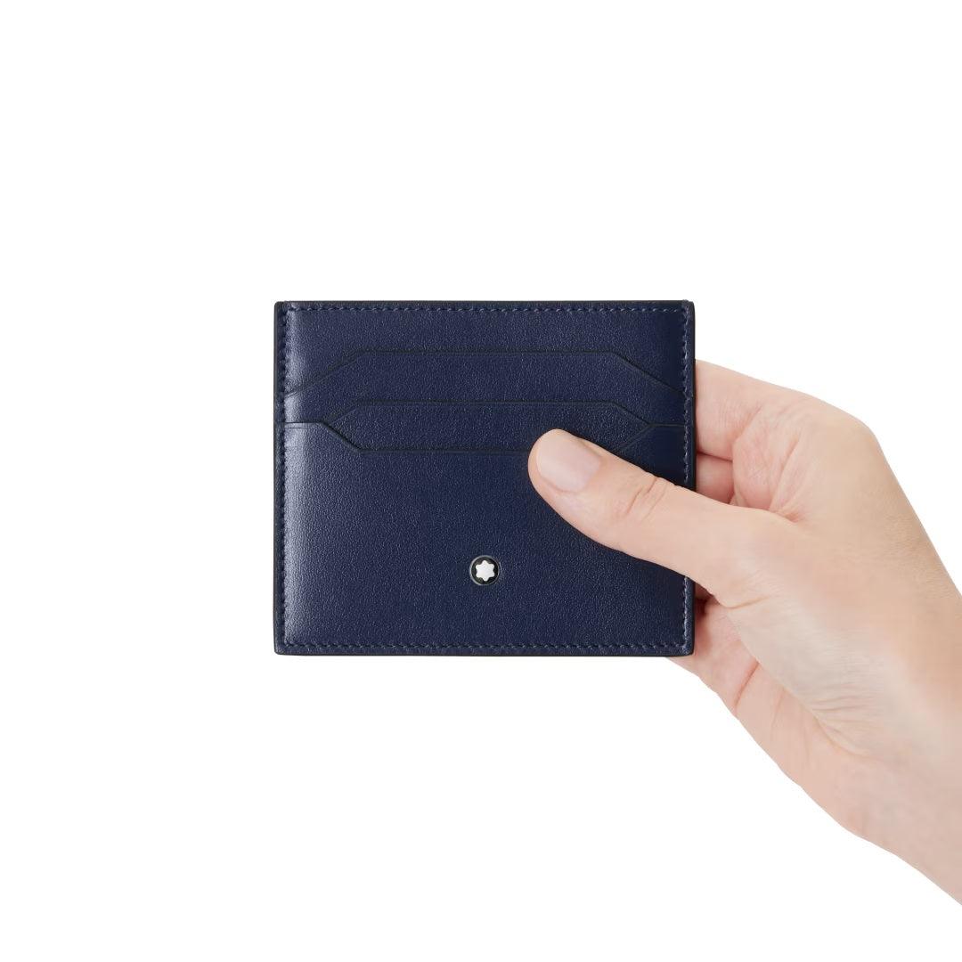 Montblanc portacarte Meisterstück 6cc Ink blue 131694