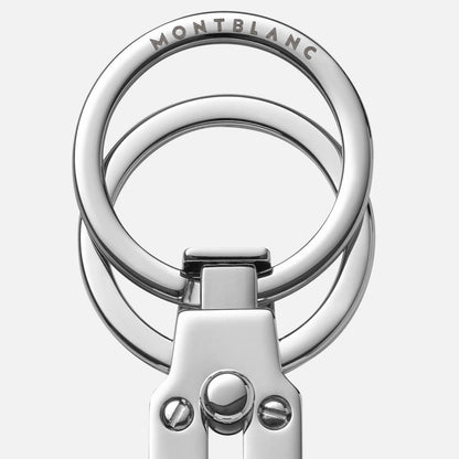 Montblanc portachiavi con passante Sartorial turchese 131738