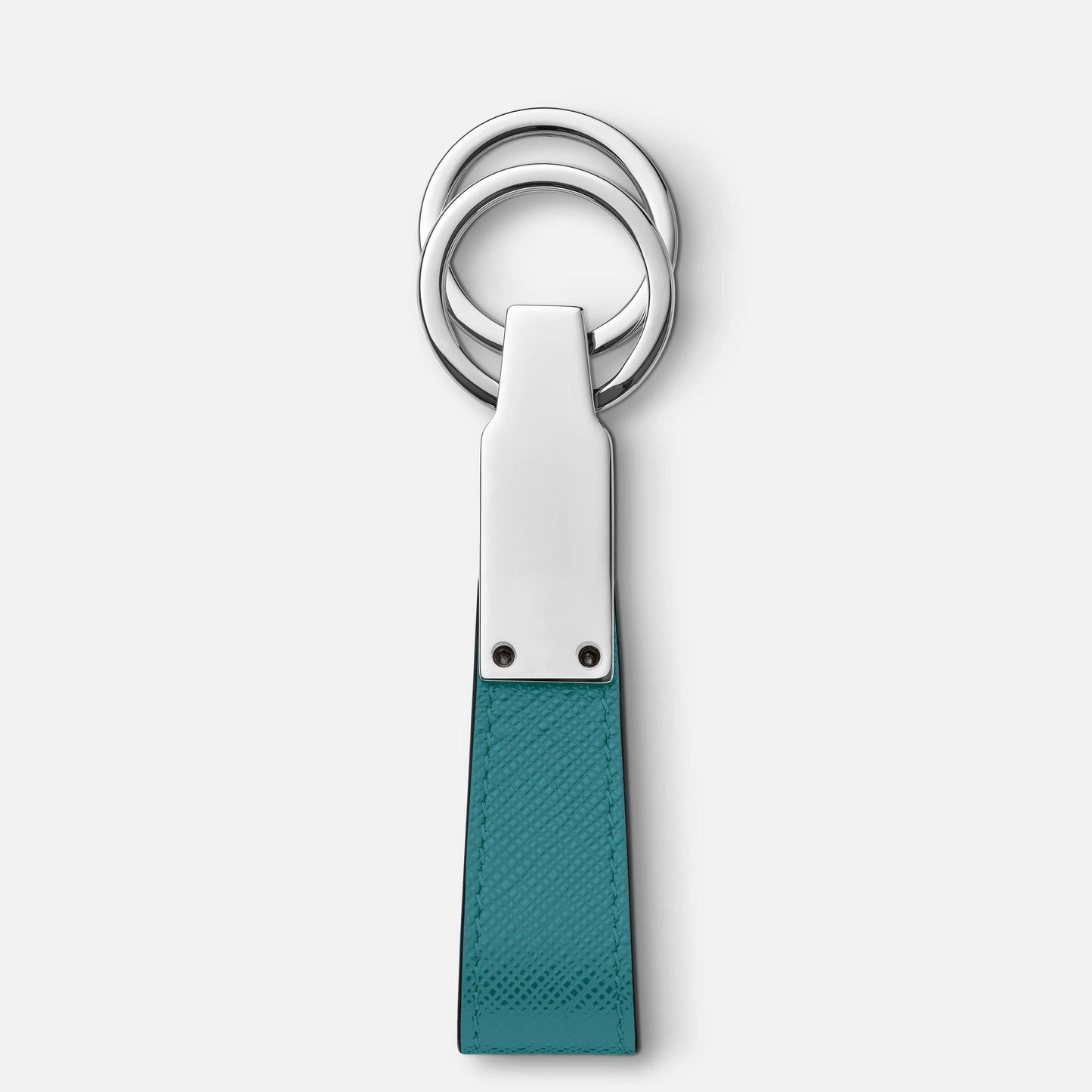 Montblanc portachiavi con passante Sartorial turchese 131738