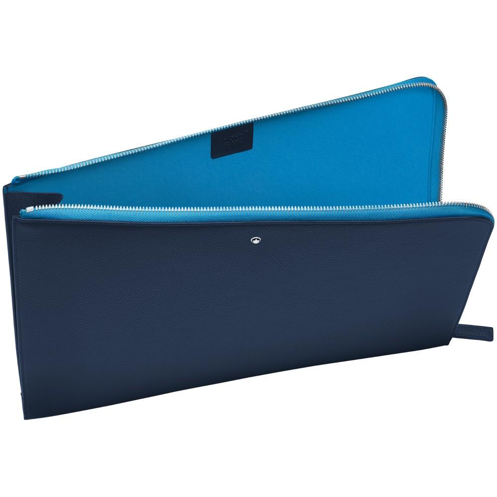 Montblanc Meisterstück Soft Grain My Office cobalt blue document holder 124116