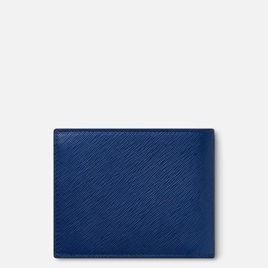 Montblanc 6-compartment wallet Montblanc Sartorial blue 130812