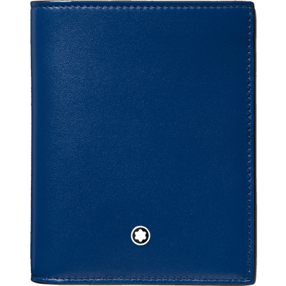 Montblanc Kompaktes Portemonnaie mit 6 Fächern Meisterstück schwarz/blau 129678