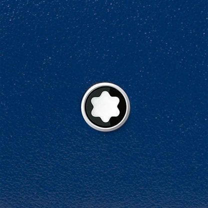 Montblanc Kompaktes Portemonnaie mit 6 Fächern Meisterstück schwarz/blau 129678