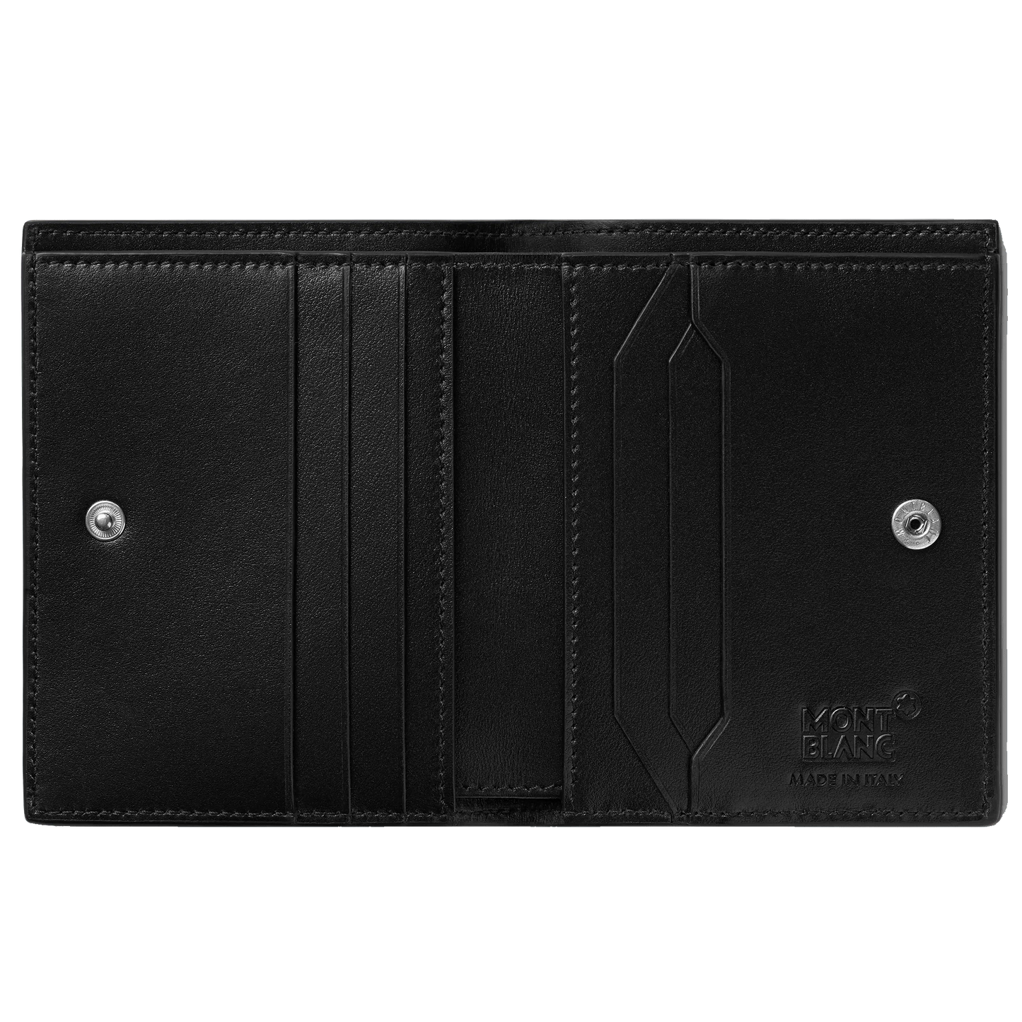 Montblanc Compact Wallet Meisterstück 6 Fächer schwarz/rot 129679