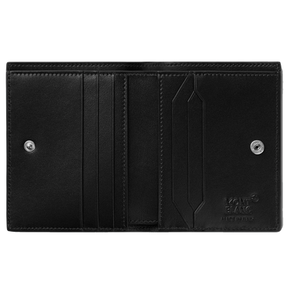 Montblanc Compact Wallet Meisterstück 6 Fächer schwarz/rot 129679