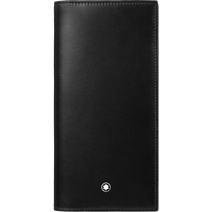 Montblanc portefeuille long 15 compartiments Meisterstück noir 129680