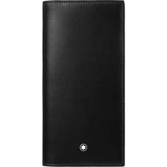 Montblanc 15格长款 Meisterstück 黑色钱包 129680